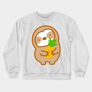 Cute Pineapple Sloth Crewneck Sweatshirt